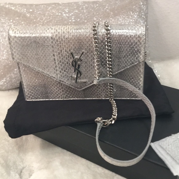 Yves Saint Laurent Bags Ysl Silver Bag Poshmark